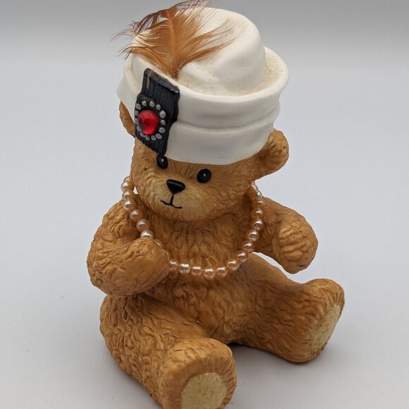 Chapeau Noelle by Lucy Rigg Carrie Bear Figurine 1994, Limited Edition - Picture 1 of 10